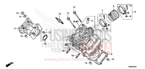 CULASSE CBF125NAJ de 2018